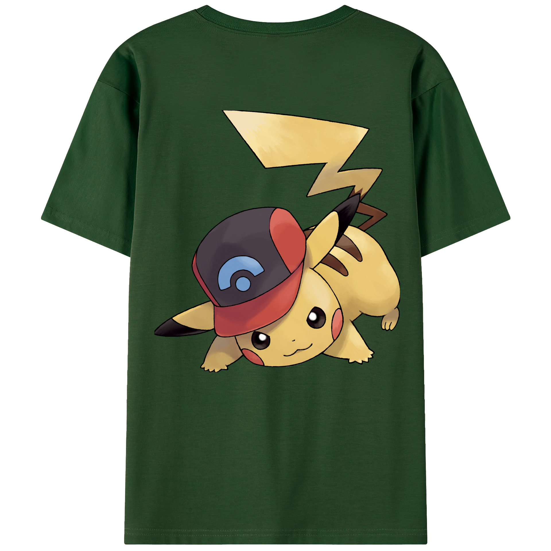 （画像用） ポケットモンスター Pokémon 綿100％半袖Tシャツ（背面プリント）